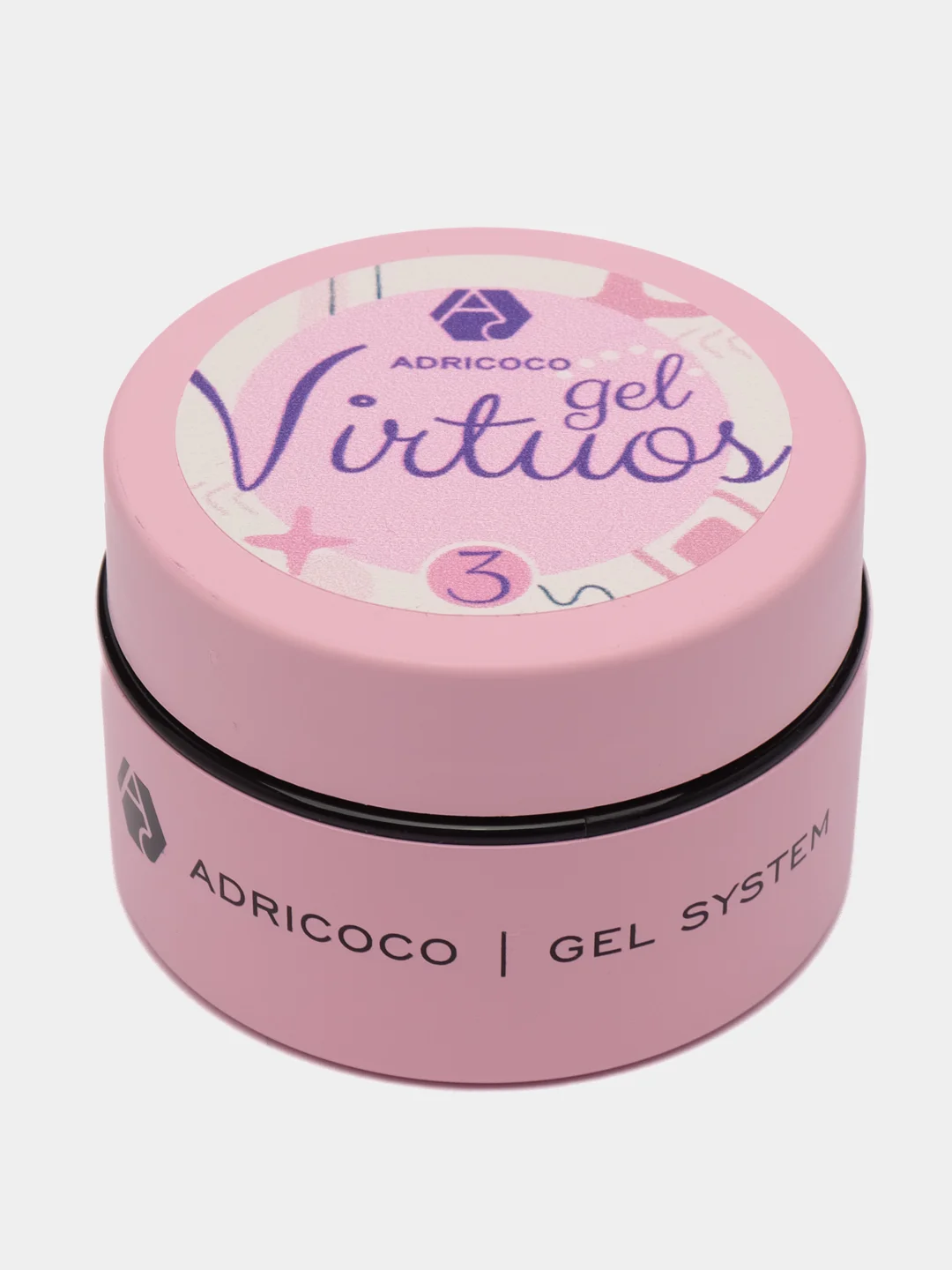 Жесткий гель для наращивания Adricoco Virtuos, 15 мл
