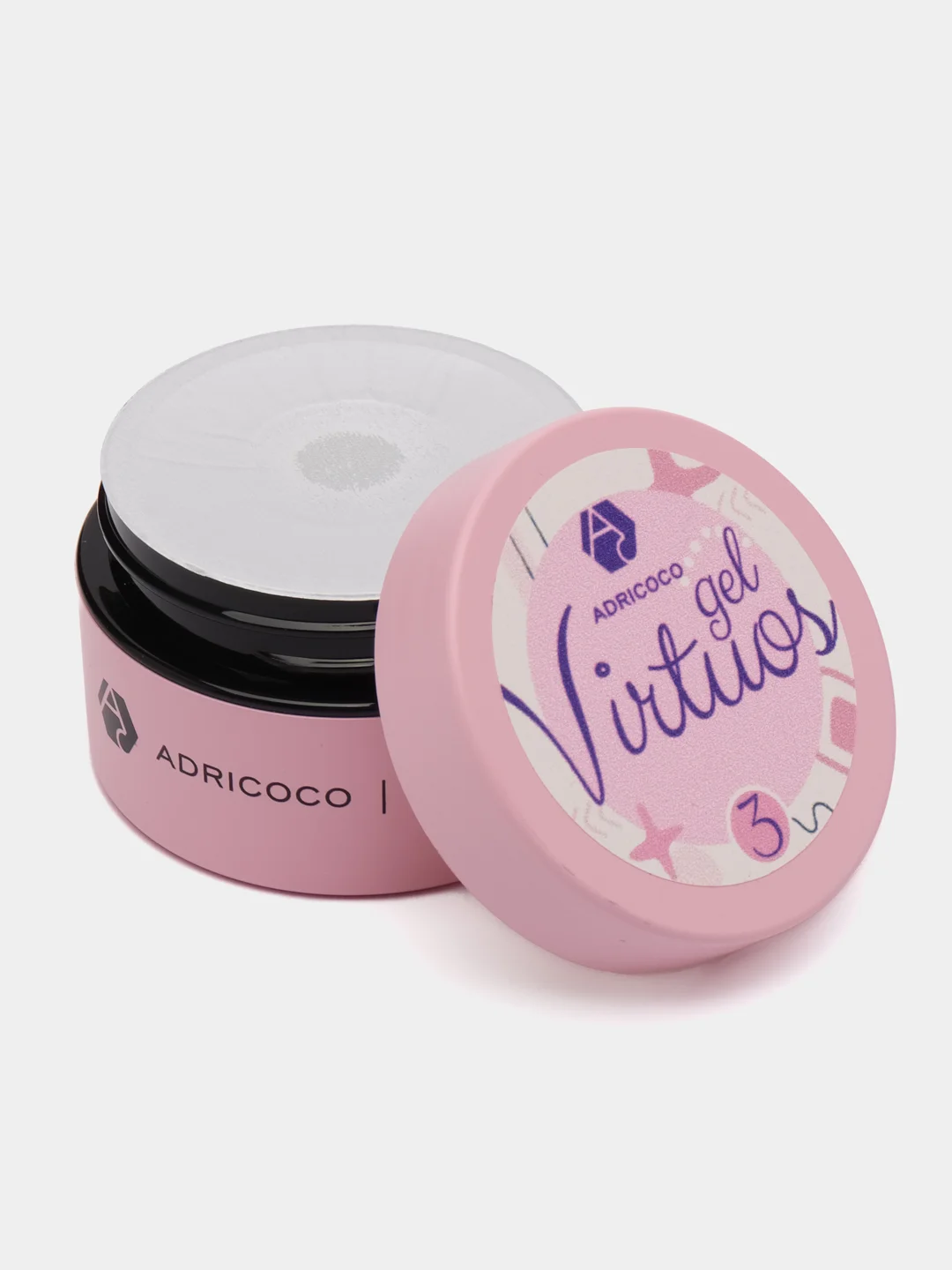 Жесткий гель для наращивания Adricoco Virtuos, 15 мл