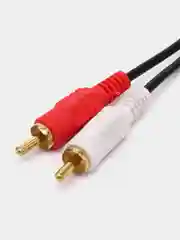 Акустический кабель для колонок,Jack 3.5 2Rca,Аукс шнур для колонки,Aux с тюльпанами