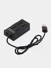 USB HUB 2.0 на 4 порта, концентратор, разветвитель,  юсб хаб