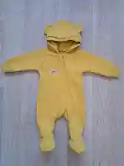 Комбинезон детский утепленный с начесом, с ушками
