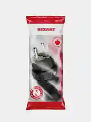Вилка прямая влагозащищенная REXANT, с заземлением, 16 А, IP44, каучук
