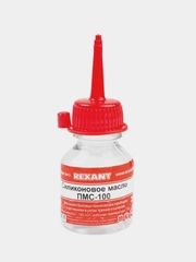 Силиконовое масло REXANT ПМС-100, полиметилсилоксан, 15 мл, носик-капельница