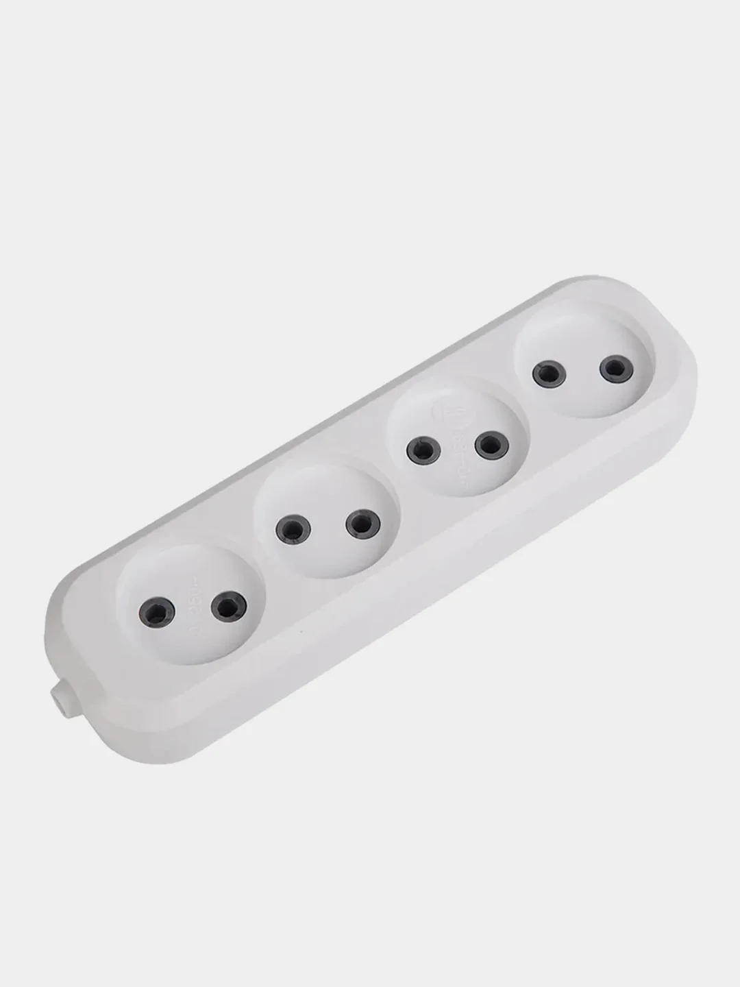 Колодка Rexant, 4 гнезда, без заземления, 220-250 В