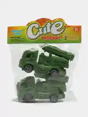 Набор игрушечных, военных машин, 2 шт
