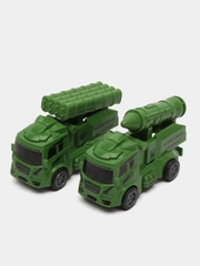 Набор игрушечных, военных машин, 2 шт