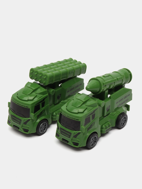 Набор игрушечных, военных машин, 2 шт