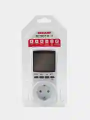 Ваттметр REXANT RX-11, с подсветкой, вертикальный, 2х тарифный, 16А