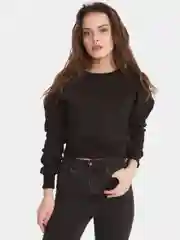 Лонгслив женский укороченный
