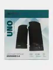 Perfeo колонки "UNO" 2.0, мощность 2х0.5 Вт (RMS), чёрн, USB