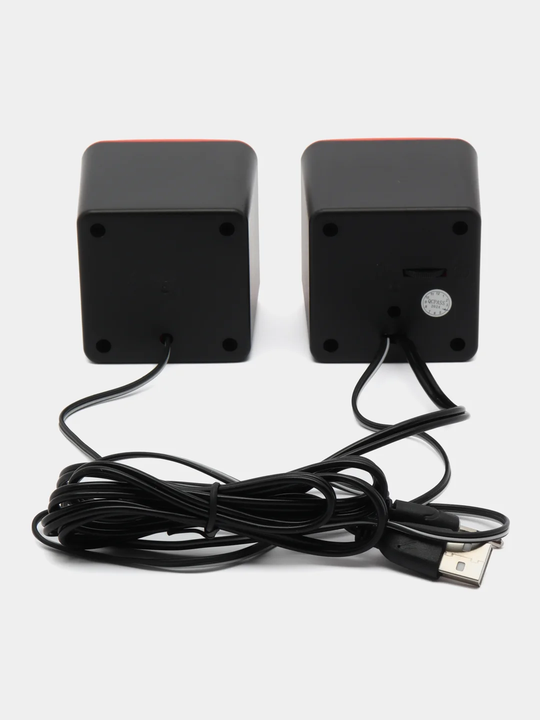 Белый компьютерные колонки Perfeo "WAVE" 2.0, мощность 2х3Вт (RMS), USB
