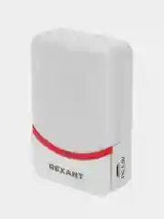 Беспроводной дверной звонок c цифровым кодированием REXANT, 38 мелодий, 150 м, IP44