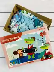 Пазл Чебурашка 60 деталей игрушка антистресс по мультику