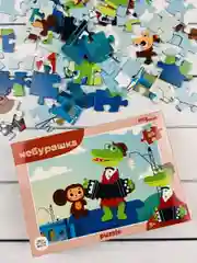 Пазл Чебурашка 60 деталей игрушка антистресс по мультику