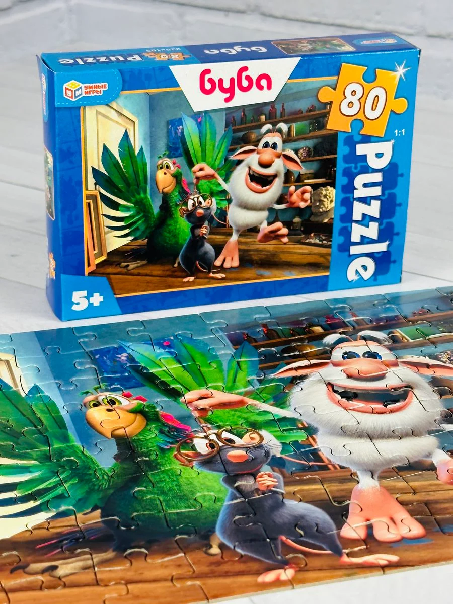 Пазл для малышей Буба домовой 80 игрушка из мультика