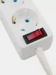 Удлинитель PROconnect, 3 гнезда, 10 м, 3х0.75 мм, с/з, с кнопкой, белый
