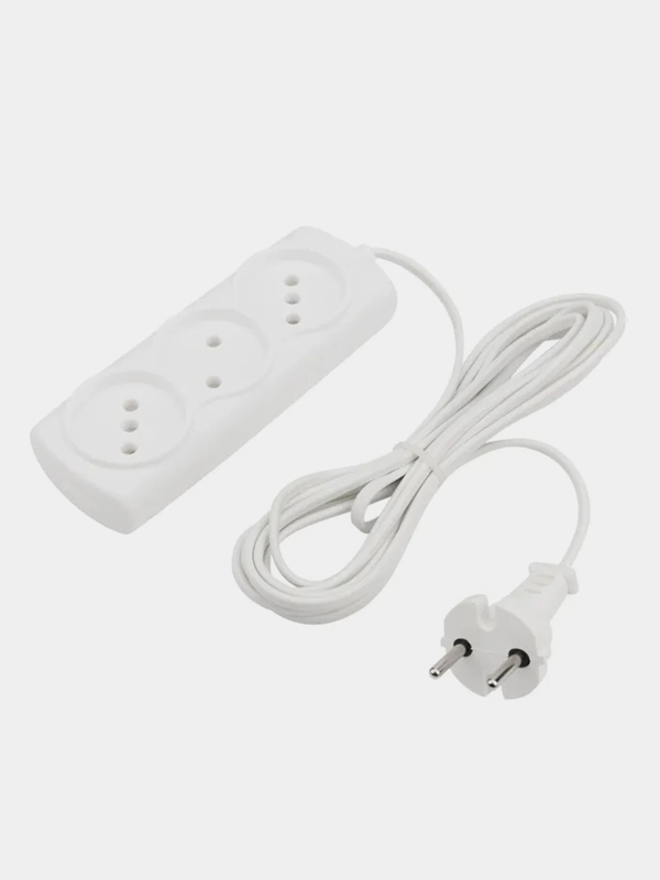 Удлинитель PROconnect STANDARD, 3 гнезда, 3 м, 2х0.75 мм, б/з, белый