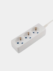 Удлинитель PROconnect, 3 гнезда, 5 м, 3х0.75 мм, с/з, белый