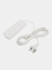 Удлинитель PROconnect STANDARD, 3 гнезда, 5 м, 2х0.75 мм, б/з, белый