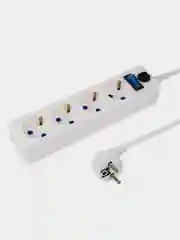 Сетевой фильтр PROconnect STANDARD, 4 гнезда, 1.5м, 3х0.75 мм, с/з + автовыключение, белый