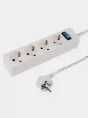 Сетевой фильтр PROconnect STANDARD, 4 гнезда, 5 м, с/з, белый