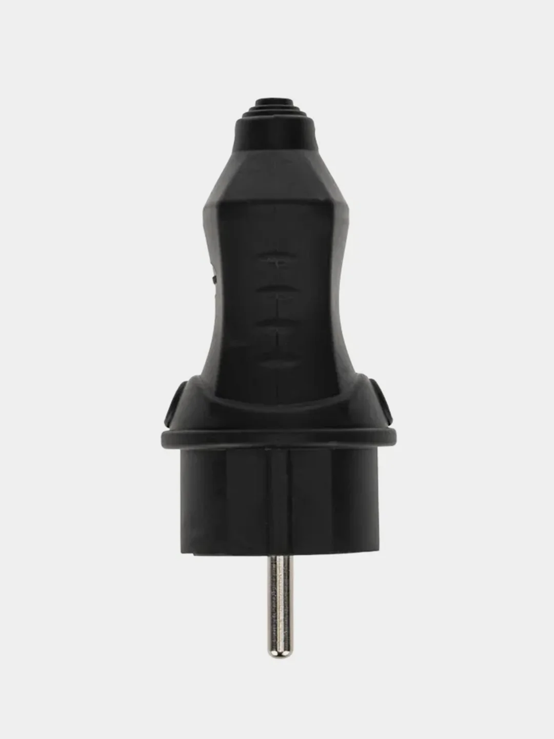 Вилка прямая PROconnect, влагозащищенная, 2P+PE, 230V, 16 А, IP44, каучук