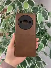 Тёмно-коричневый чехол книжка elitcase для Xiaomi Redmi A3 и A3X, Редми А3 и А3Х