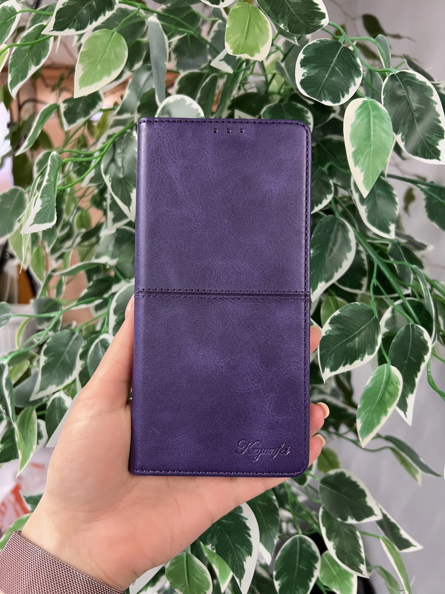 Фиолетовый чехол книжка elitcase для Xiaomi Redmi A3 и A3X, Редми А3 и А3Х