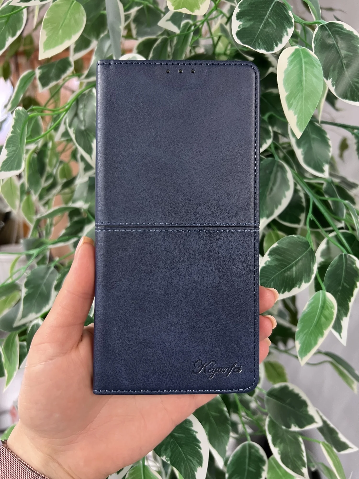 Синий чехол книжка elitcase для Xiaomi Redmi A3 и A3X, Редми А3 и А3Х