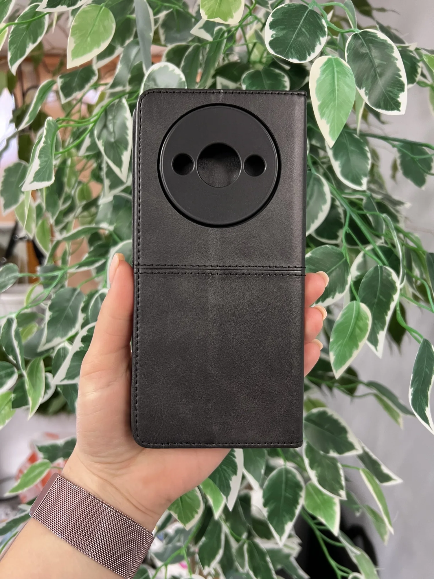 Черный чехол книжка elitcase для Xiaomi Redmi A3 и A3X, Редми А3 и А3Х