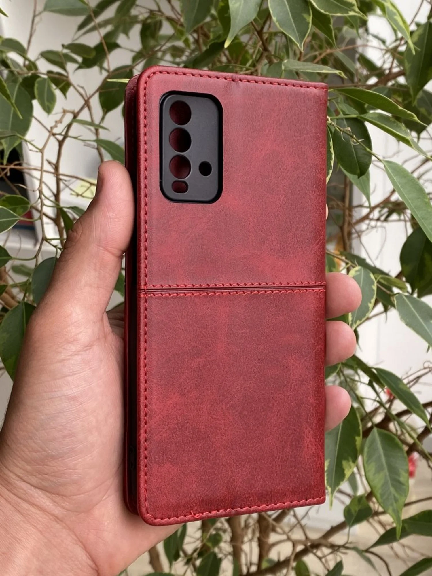 Красный чехол книжка elitcase для Xiaomi Redmi 9T / Редми 9Т