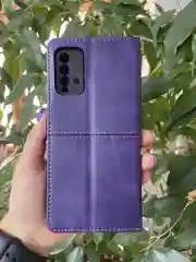 Фиолетовый чехол книжка elitcase для Xiaomi Redmi 9T / Редми 9Т