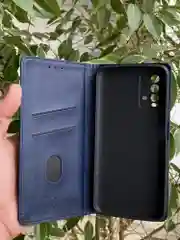 Синий чехол книжка elitcase для Xiaomi Redmi 9T / Редми 9Т