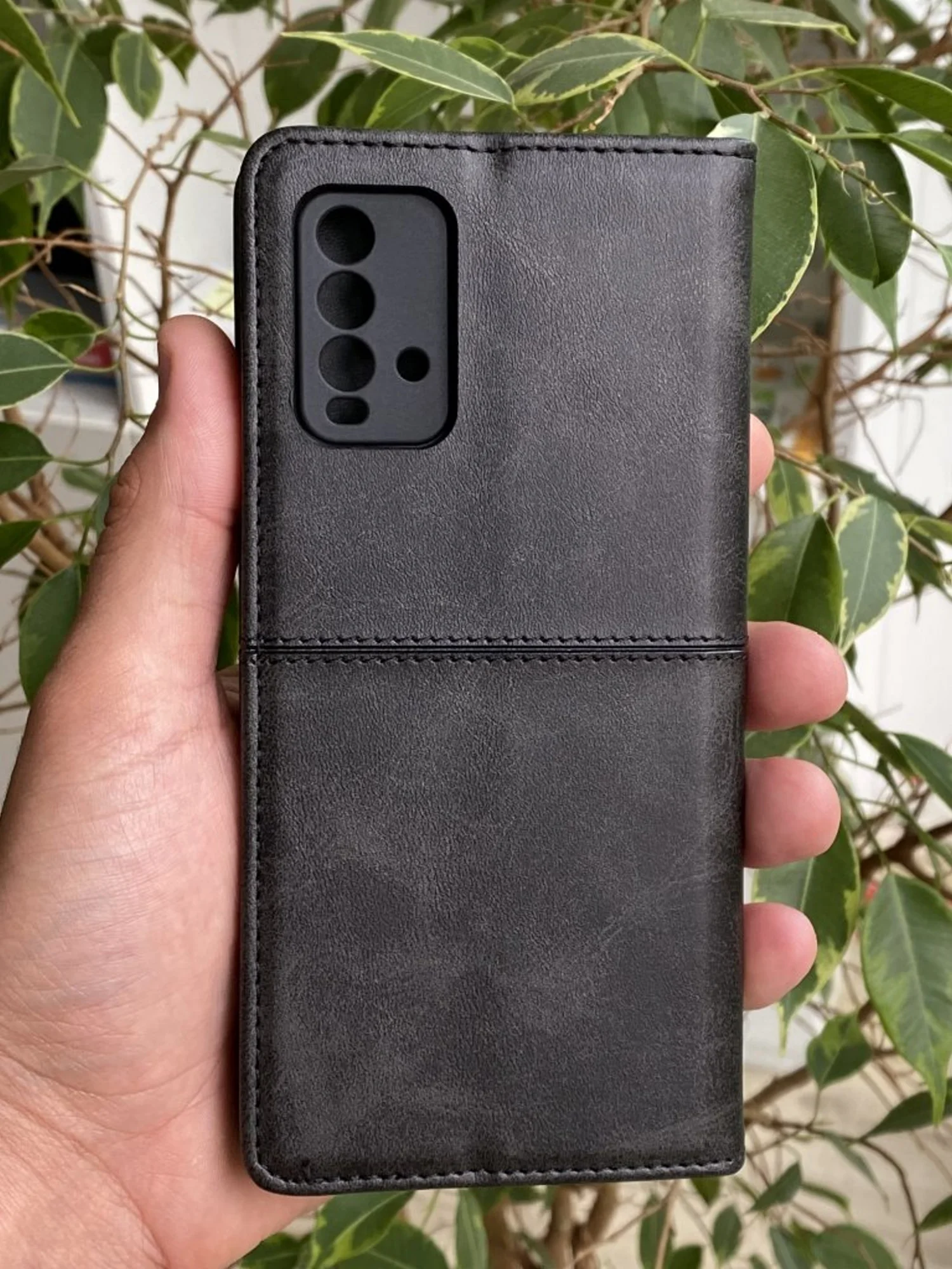 Черный чехол книжка elitcase для Xiaomi Redmi 9T / Редми 9Т