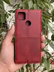 Красный чехол книжка elitcase для Xiaomi Redmi 9C и Redmi 10A / Редми 9С и Редми 10А