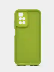 Зеленый чехол для Xiaomi Redmi 10 2022 4G (Сяоми Редми 10 4G), противоударный, с бортиками