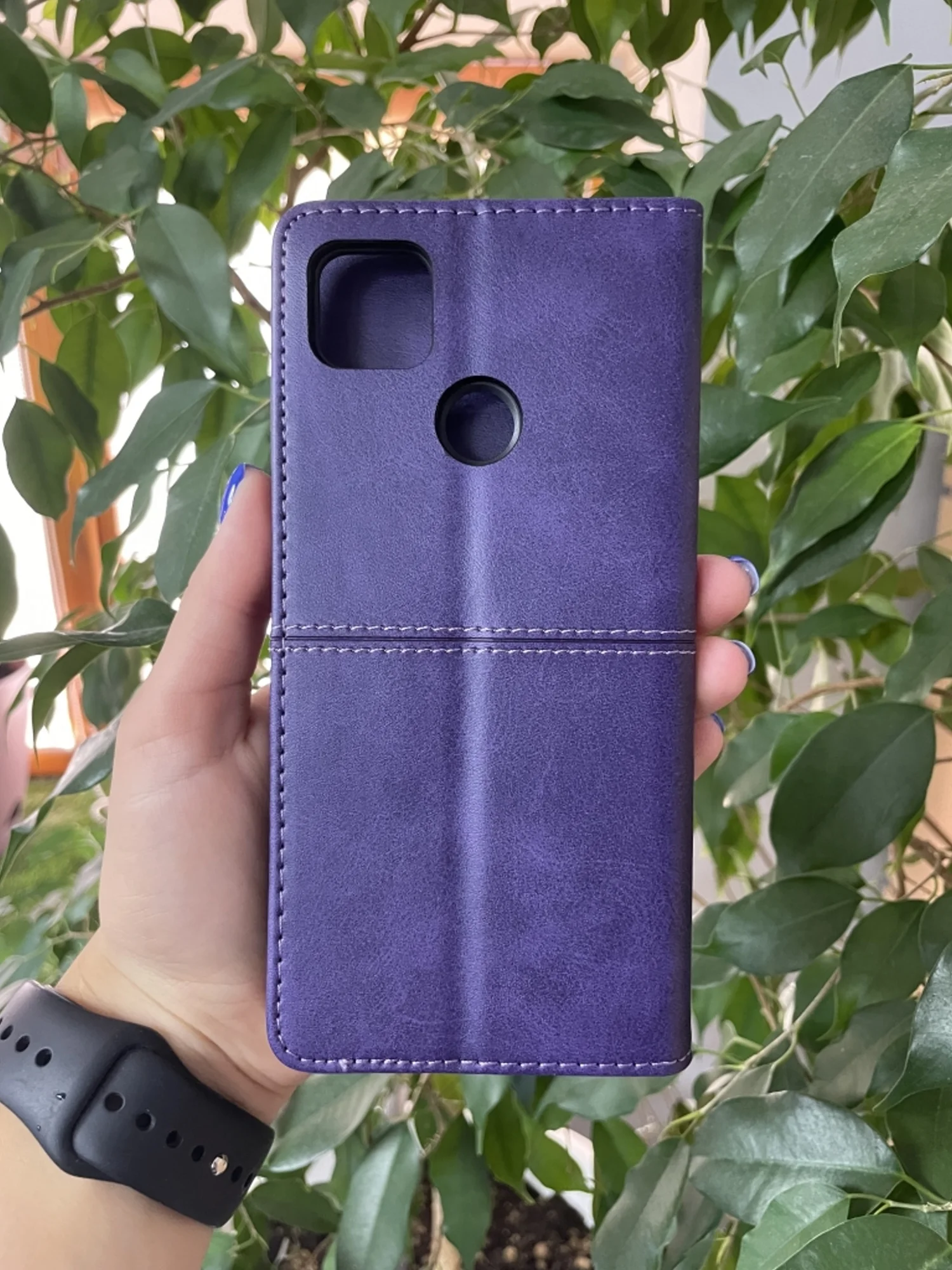 Фиолетовый чехол книжка elitcase для Xiaomi Redmi 9C и Redmi 10A / Редми 9С и Редми 10А