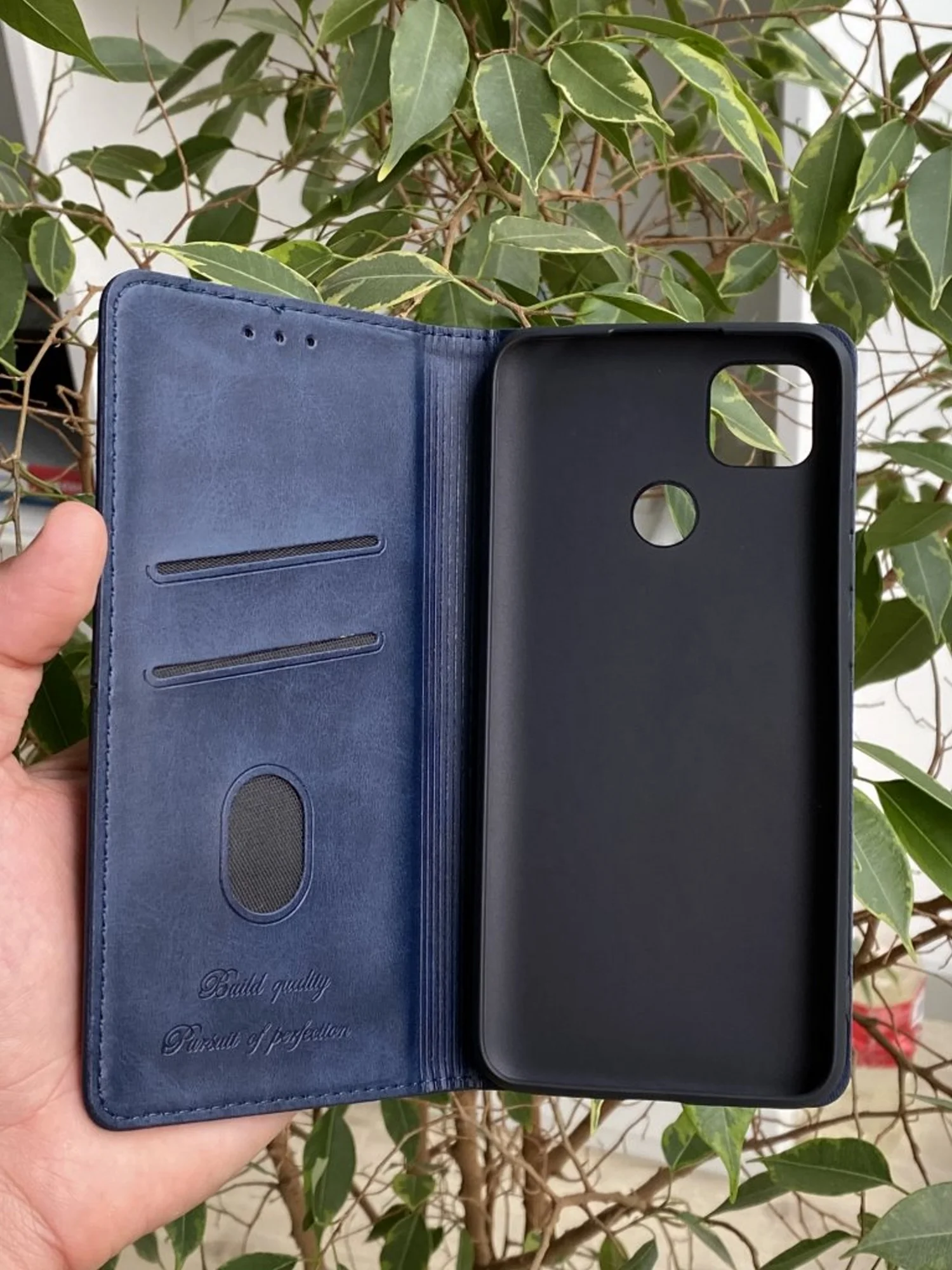 Синий чехол книжка elitcase для Xiaomi Redmi 9C и Redmi 10A / Редми 9С и Редми 10А
