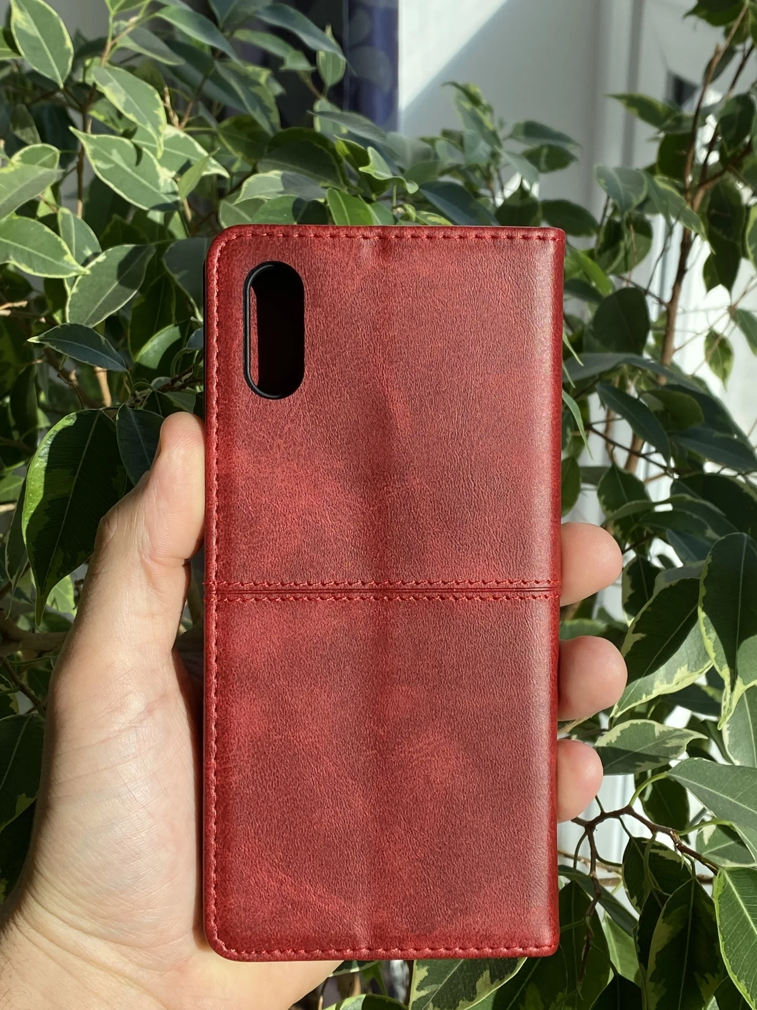 Красный чехол книжка elitcase для Xiaomi Redmi 9A / Редми 9А