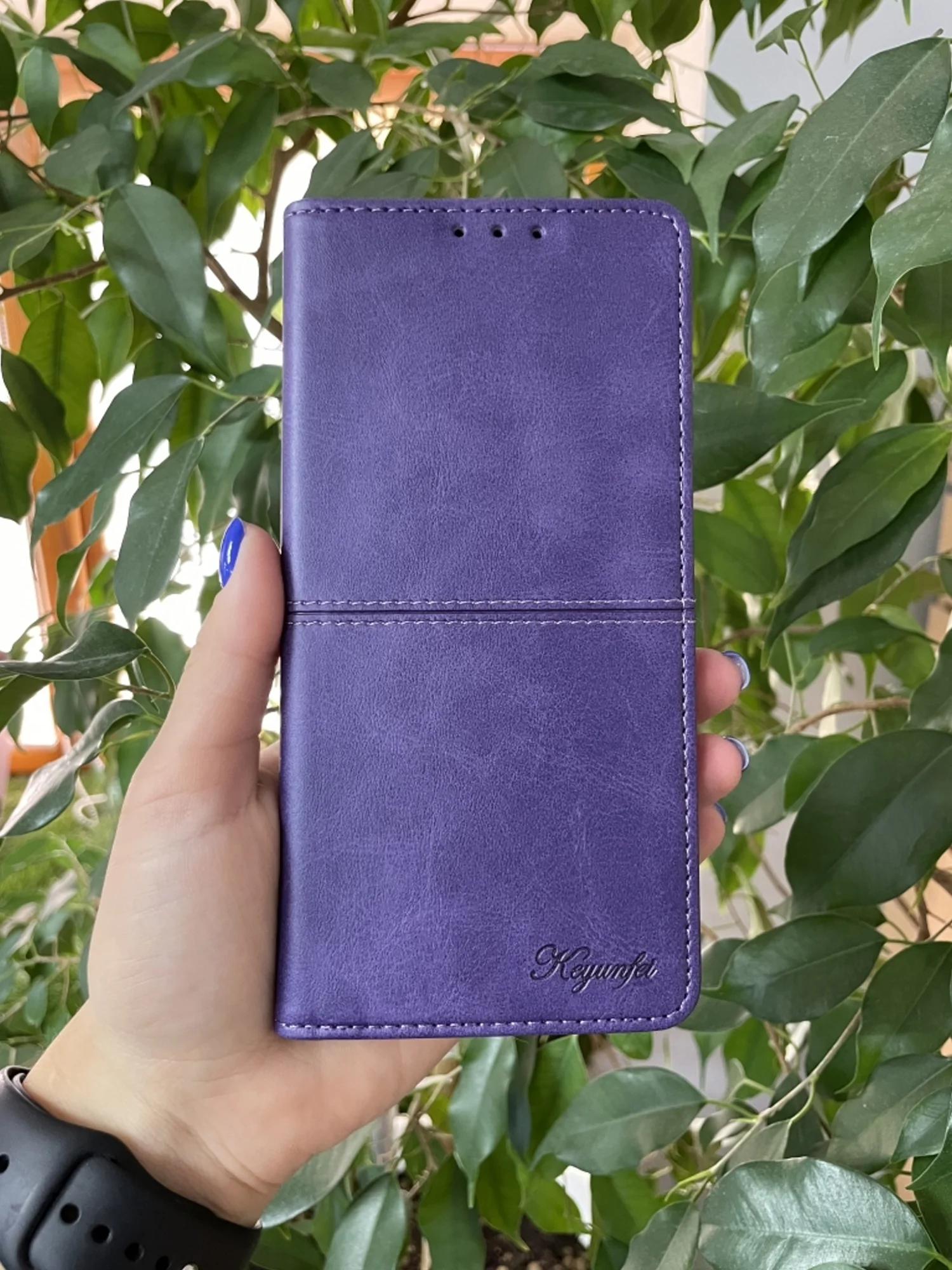 Фиолетовый чехол книжка elitcase для Xiaomi Redmi 9A / Редми 9А