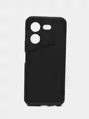Черный чехол для Tecno Pova 5 Pro 4G (Техно Пова 5 Про 5 Джи) противоударный, с бортиками