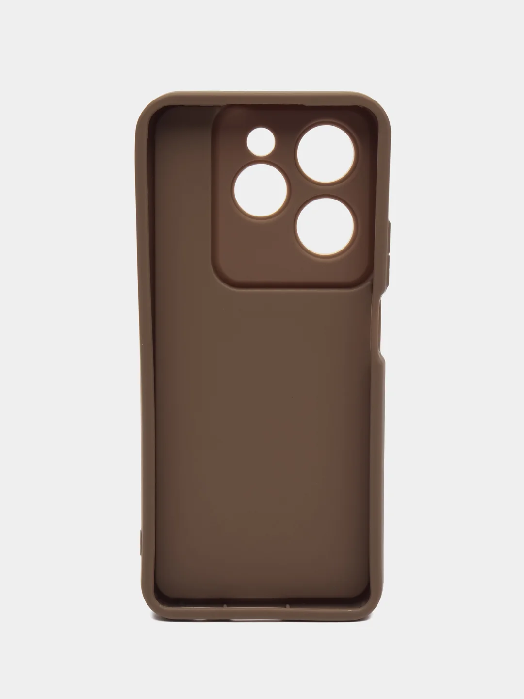 Коричневый чехол для Infinix Hot 40,  Hot 40 Pro, Spark 20 Pro (Инфиникс спарк 20 про) противоударный