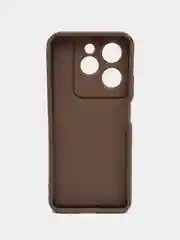 Коричневый чехол для Infinix Hot 40,  Hot 40 Pro, Spark 20 Pro (Инфиникс спарк 20 про) противоударный