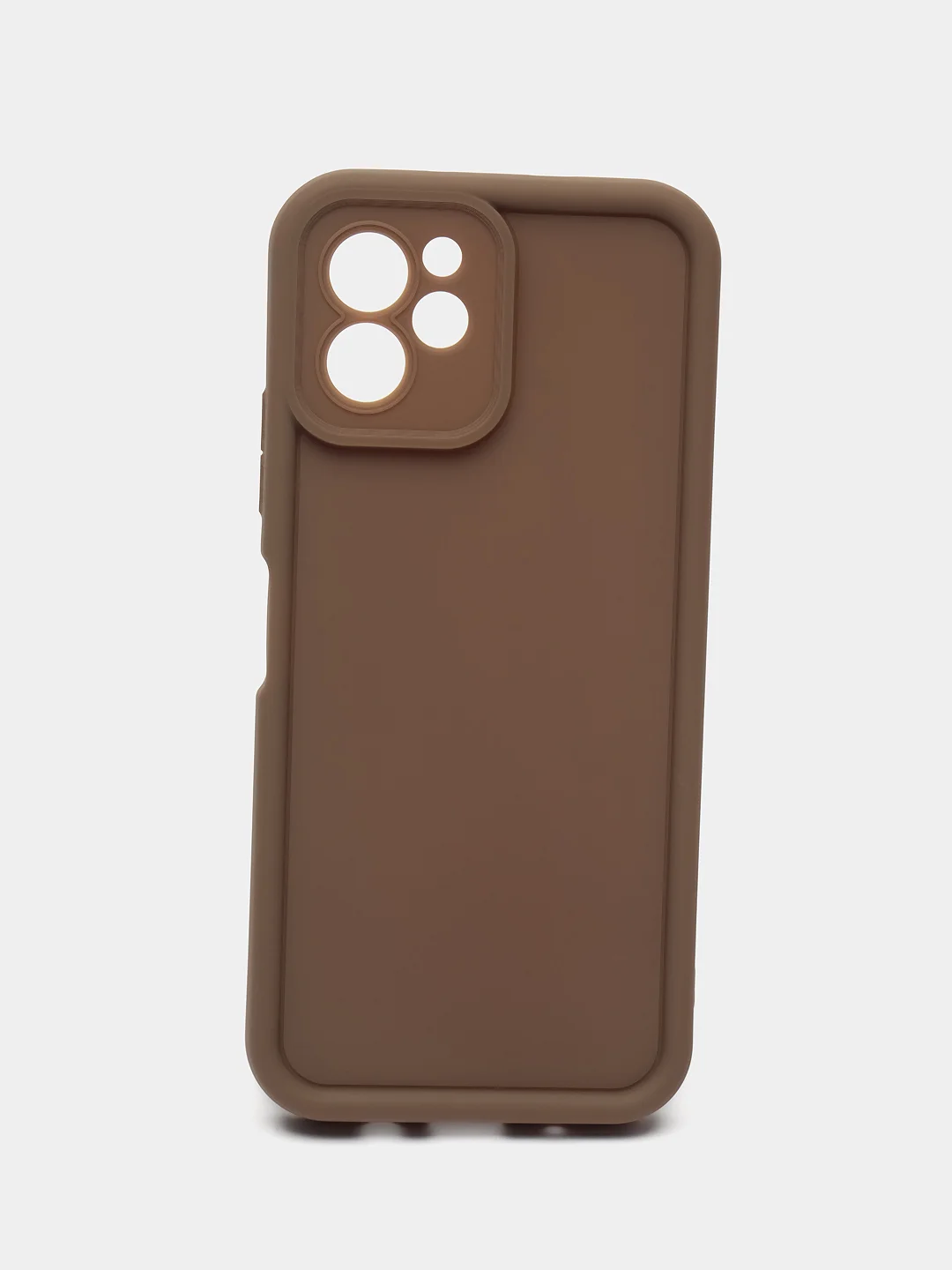 Коричневый чехол для HUAWEI nova Y61 (Хуавей Нова у61), противоударный, с бортиками