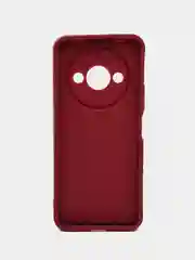 Бордовый чехол для Xiaomi Redmi A3 / Poco C61, Сяоми Редми А3 / Поко С61, противоударный
