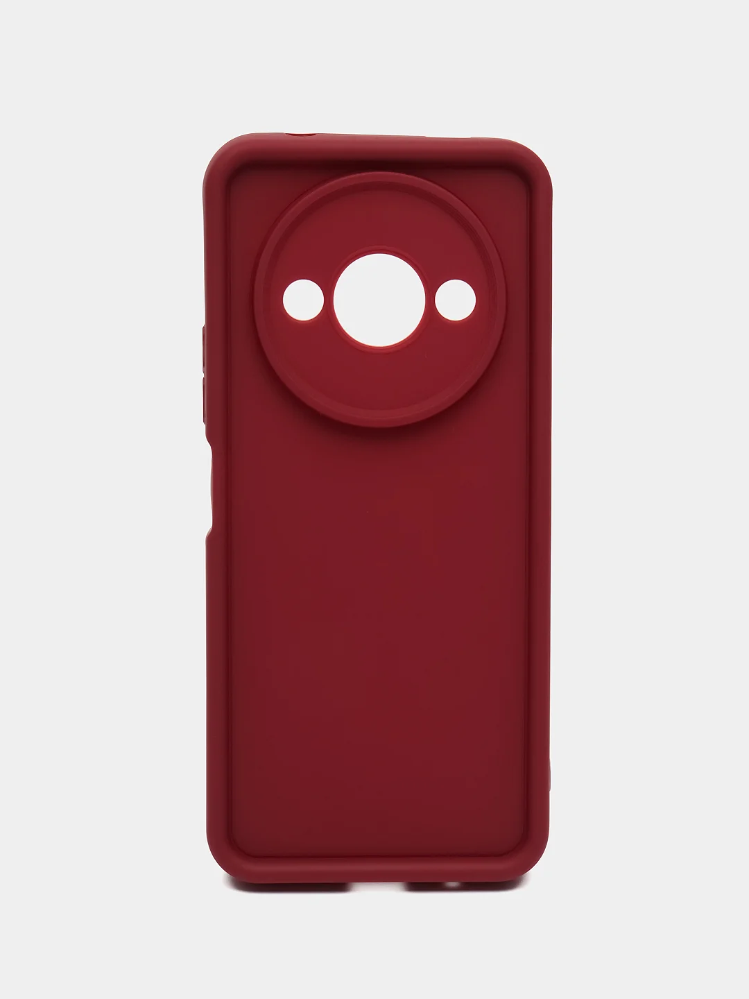 Бордовый чехол для Xiaomi Redmi A3 / Poco C61, Сяоми Редми А3 / Поко С61, противоударный