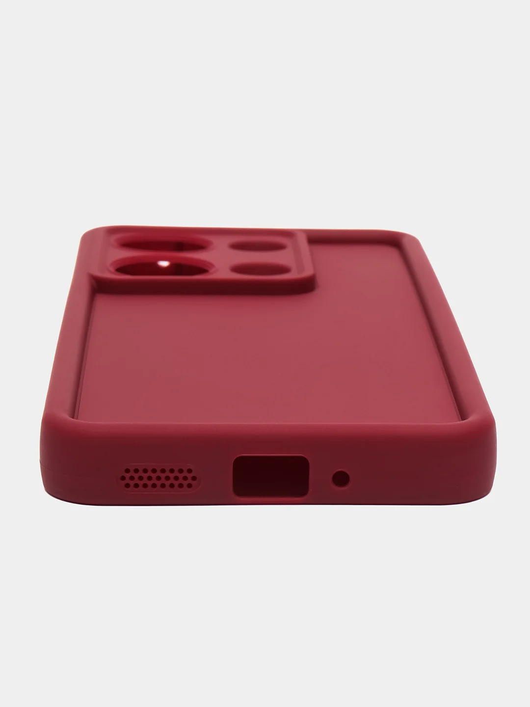 Бордовый чехол для Xiaomi Redmi Note 13 Pro 4G / Poco M6 Pro 4G (Редми Нот 13 Про /Поко М6 Про )