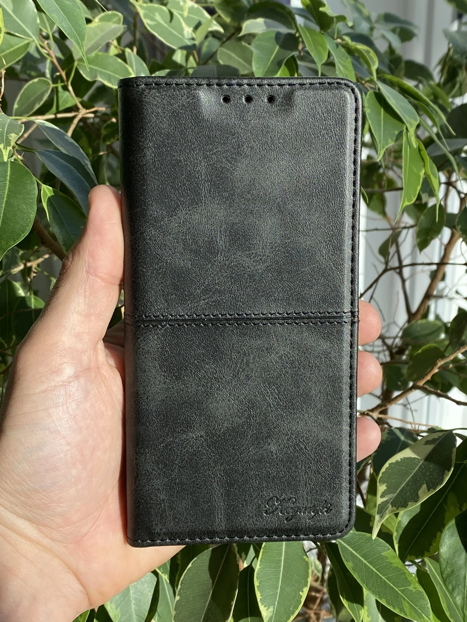 Черный чехол книжка elitcase для Xiaomi Redmi 9A / Редми 9А