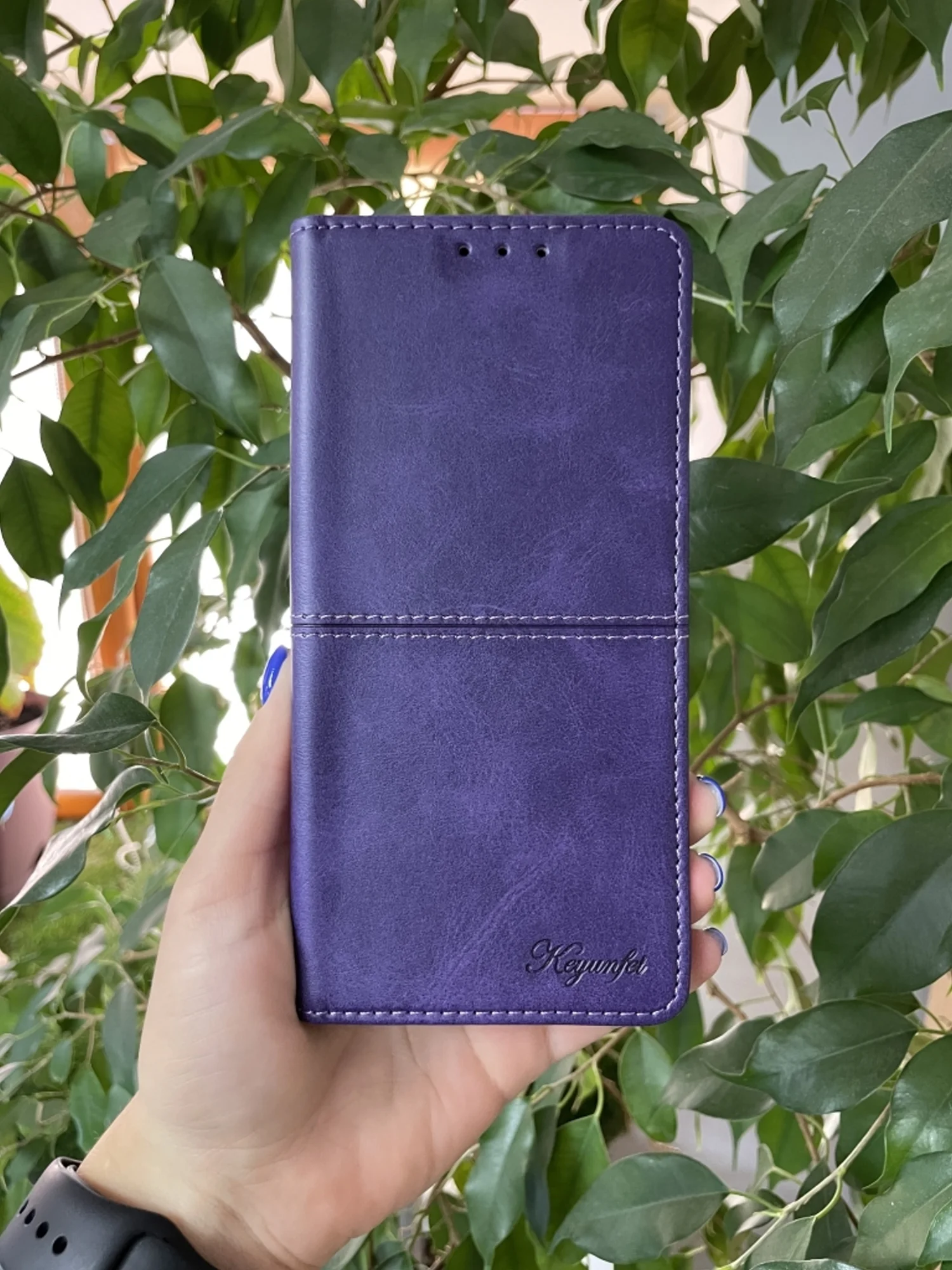 Фиолетовый чехол книжка elitcase для Xiaomi Redmi 9 / Редми 9