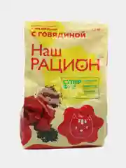 Сухой корм Наш Рацион для кошек с говядиной 1,5кг